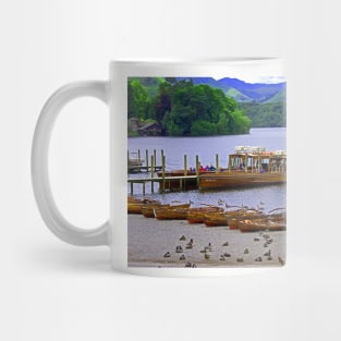 Derwentwater pier Mug